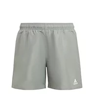 Stroje kąpielowe - adidas, Classic Badge of Sport, kostium kąpielowy, srebrno-zielony/biały, 1213, Baby - miniaturka - grafika 1