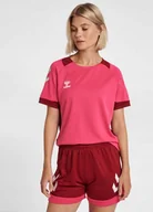 Koszulki i topy damskie - HUMMEL T-SHIRT SPORTOWY DAMSKI RÓŻOWY XS 2Z9D5_D* - miniaturka - grafika 1