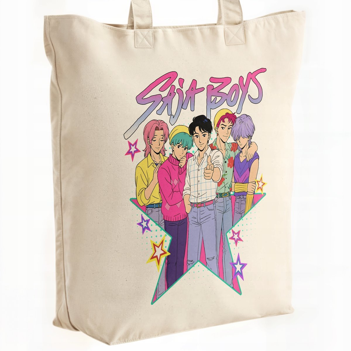 Torba bawełniana premium KPopowe Łowczynie Demonów Huntrix Saja Dla Fanów