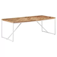 Stoły - vidaXL Lumarko Stół jadalniany, 200x90x76 cm, lite drewno akacjowe i mango 323554 - miniaturka - grafika 1