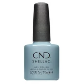 Lakiery hybrydowe - CND Shellac Teal Textile 7,3 ml - miniaturka - grafika 1