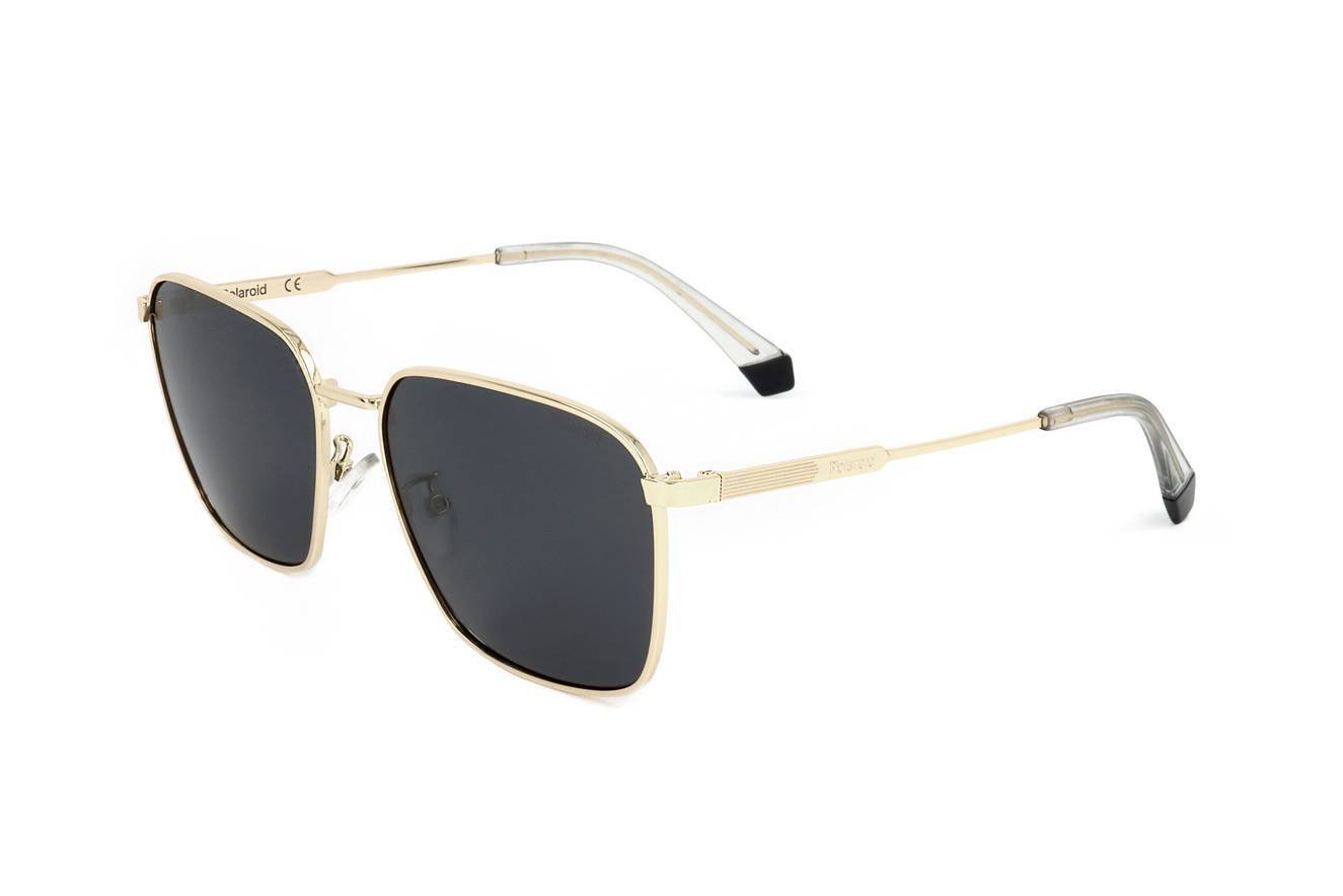 Męskie okulary przeciwsłoneczne Polaroid PLD 4120/G/S/X LOJ GOLD CRYSTAL 59/17/145
