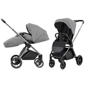 Wózki dziecięce - Wózek dla dziecka CARRELLO Ultra CRL-5525 Silk Grey - miniaturka - grafika 1