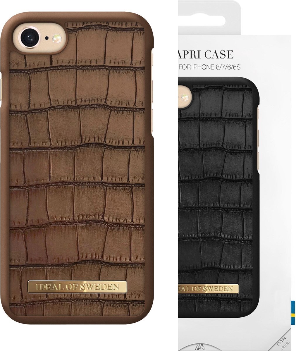 iDeal of Sweden Capri Case etui na telefon komórkowy iPhone 8/7/6S/6 brązowy