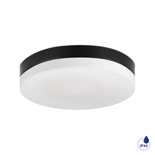 Plafon średnica: 24cm PILLS III 1x60W E27 67114 czarny PREZENT IP44 - Lampy ścienne - miniaturka - grafika 1