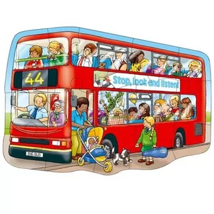 Bigjigs Toys układanka Dwupiętrowy autobus - Układanki dla dzieci - miniaturka - grafika 1