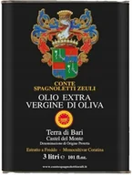 Zdrowa żywność - Włoska oliwa z oliwek 3 litry Olio extra vergine Spagnoletti w puszce - miniaturka - grafika 1