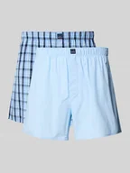 Majtki męskie - Bokserki z naszywką z logo w zestawie 2 szt. - miniaturka - grafika 1