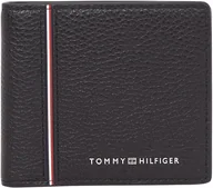 Portfele - Tommy Hilfiger Męski portfel TH Corp Mini CC AM0AM13042 Bifold, czarny (czarny), jeden rozmiar, czarny (czarny), rozmiar uniwersalny - miniaturka - grafika 1