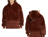 Kurtki damskie - Kurtka Sztuczne Futro NSW Essentials DD5116-273 S - miniaturka - grafika 1