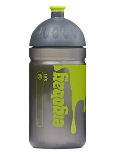Ergobag Bidon w kolorze szaro-limonkowym - 500 ml - Sztućce dla dzieci - miniaturka - grafika 1