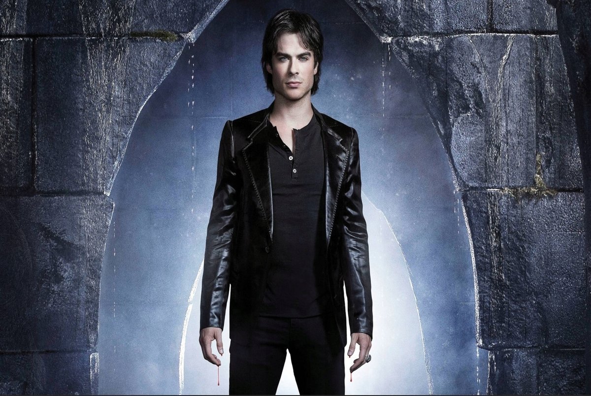 PUZZLE PAMIĘTNIKI WAMPIRÓW DAMON SALVATORE + IMIĘ Pudełko 120 el.