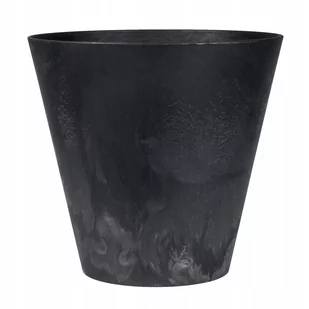 Prosperplast Doniczka Tubus Effect antracyt śr 20 cm - Donice - miniaturka - grafika 1