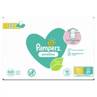 Chusteczki nawilżane - PAMPERS Chusteczki Sensitive 12x52szt 8001841041483 - miniaturka - grafika 1