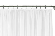 Firany - Firana na taśmie SOTTILE biały / 290x245 / 100% poliester - miniaturka - grafika 1