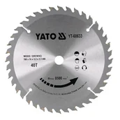Tarcze do pił - Yato PIŁA TARCZOWA Z WĘGLIKIEM WOLFRAMU DO DREWNA 190 16MM YT-60633 - miniaturka - grafika 1