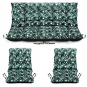 Poduszki ogrodowe - Poduszki Na Meble Rattan 100X60X50 Zestaw 2+1 Exot - miniaturka - grafika 1