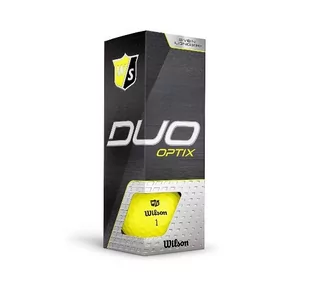 Matowe piłki golfowe WILSON STAFF DUO OPTIX (żółte) - Golf - miniaturka - grafika 1