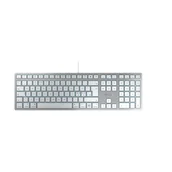 Klawiatury - CHERRY KC 6000C FOR MAC klawiatura USB QWERTY Skandynawia Srebrny JK-1620PN-1 - miniaturka - grafika 1