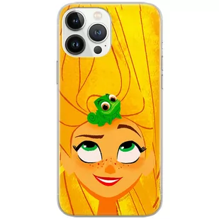 Etui Disney dedykowane do Iphone 12 / 12 PRO, wzór: Roszpunka i Pascal 001 Etui całkowicie zadrukowane, oryginalne i oficjalnie licencjonowane - Etui i futerały do telefonów - miniaturka - grafika 1