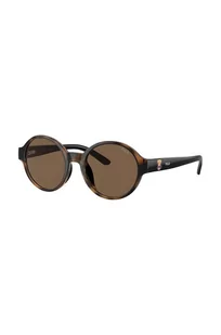 Polo Ralph Lauren okulary przeciwsłoneczne dziecięce kolor brązowy 0PP9508U - Okulary dla dzieci - miniaturka - grafika 1