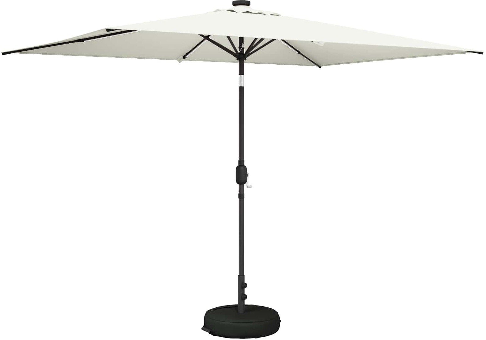 vidaXL vidaXL Parasol ogrodowy z LED-owymi lampkami 200 x 300 cm Poliester