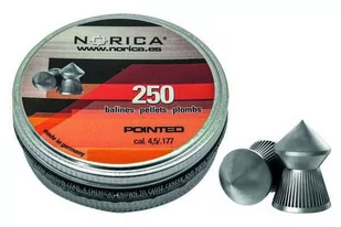 Śrut Norica Pointed 4,5mm 250 szt - Amunicja do wiatrówek - miniaturka - grafika 1