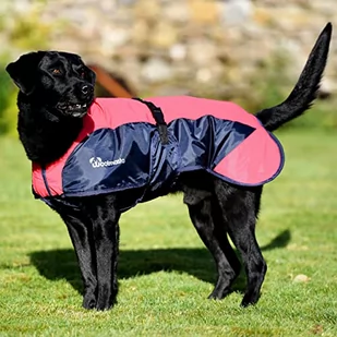 Woofmasta Płaszcz odblaskowy dla psa, rozmiar 20 cm, czerwony - Płaszcze damskie - miniaturka - grafika 1
