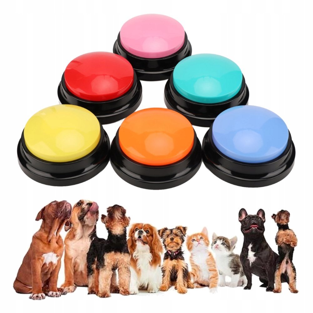 Przycisk Nagrywania Głosu 30S Do Szkolenia Psów Kotów Komunikacja Zabawka