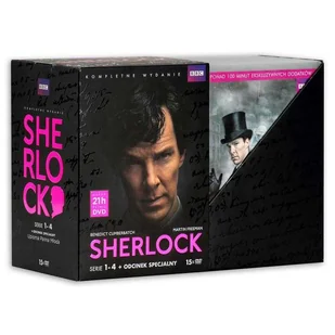 Sherlock Serie 1-4 Odcinek Specjalny Dvd Pl - Horror DVD - miniaturka - grafika 1