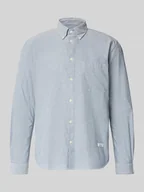 Koszule męskie - Koszula casualowa o kroju regular fit z czystej bawełny - miniaturka - grafika 1