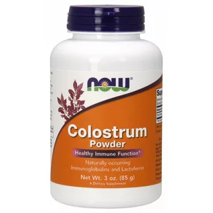 Now Foods Foods Colostrum - Siara Bydlęca (85 g) - Witaminy i minerały - miniaturka - grafika 1
