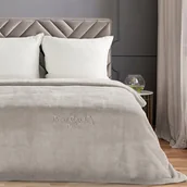 Koce - Koc Eurofirany Pierre Cardin 220x240 cm ciemnobeżowy - miniaturka - grafika 1