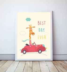 Plakat Autka, ŻYRAFA format A3 - Plakaty - miniaturka - grafika 1