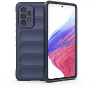 Etui i futerały do telefonów - Magic Shield Case etui do Samsung Galaxy A53 5G elastyczny pancerny pokrowiec ciemnoniebieski - miniaturka - grafika 1