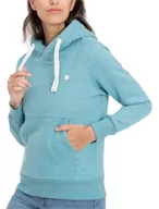 Kurtki damskie - Deproc Active Bluza damska z kapturem, kurtka polarowa, wiatrówka, bluza z kapturem, Hildacmyk, turkusowy, 42 - miniaturka - grafika 1