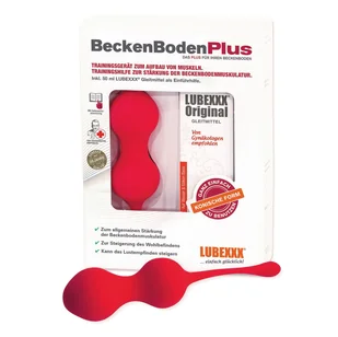 Lubexxx BeBoPlus, zestaw do ćwiczeń mięśni dna miednicy, ciężarek dopochowy, 60 g + żel nawilżający, 50 ml - Meble i wyposażenie gabinetów medycznych - miniaturka - grafika 1