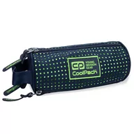 Piórniki - Piórnik szkolny trzykomorowy tuba CoolPack Omni Dots Yellow / Navy 97710CP nr B68060 - miniaturka - grafika 1