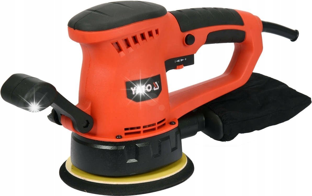 YATO SZLIFIERKA MIMOŚRODOWA ELEKTRYCZNA 150MM 450W Z REGULACJĄ OBROTÓW