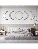 Lustra - Zestaw luster o nieregularnym kształcie w ramie- SATELITA, Dostępne wymiary: Średnica 60 cm - miniaturka - grafika 1