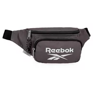 Torebki damskie - Reebok Boston Saszetka biodrowa z kieszenią szara 35x13x5 cm Poliester by Joumma Bags, Szary, 35x13x5 cms, Torba na pasek z kieszenią - miniaturka - grafika 1