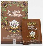 Herbata - Herbatka ROOIBOS - ZIARNO KAKAOWCA - WANILIA BIO (20 x 2 g) 40 g English Tea Shop - miniaturka - grafika 1