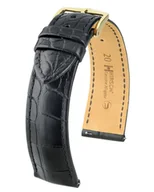 Akcesoria do zegarków - Pasek ze skóry aligatora 20 mm HIRSCH Prestige 10220759-1-20 - miniaturka - grafika 1