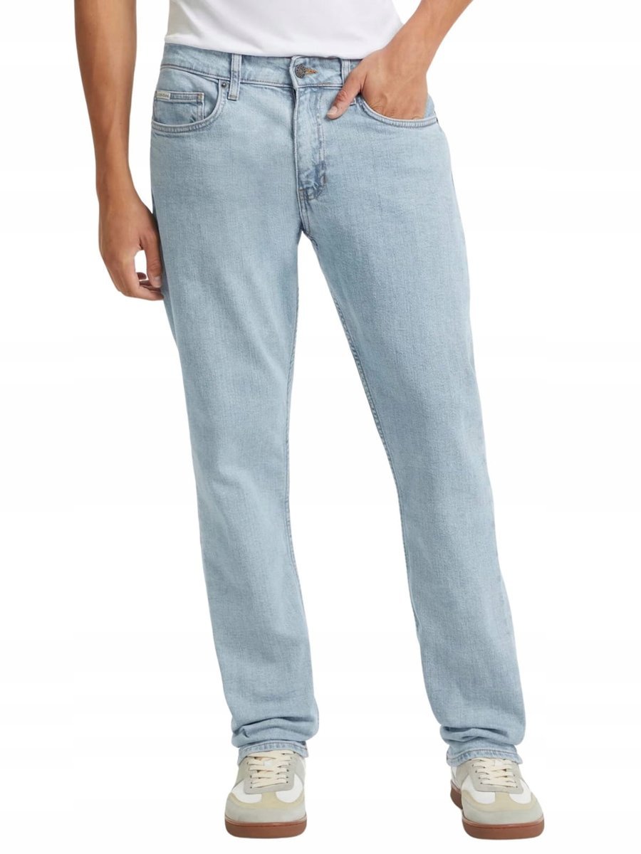 Jeansy męskie Guess M4YA1C D5DM1 niebieski - Pants: 31/30