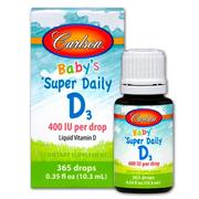 Witaminy i minerały - CARLSON LABS Kid&apos;s Super Daily D3 (Witamina D3 dla dzieci) 10ml - miniaturka - grafika 1