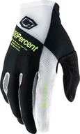 Rękawiczki rowerowe - 100% Rękawiczki 100% CELIUM Glove black white fluo yellow roz. S długość dłoni 181-187 mm DWZ - miniaturka - grafika 1