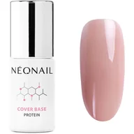 Lakiery hybrydowe - NeoNail - COVER Base Protein - Proteinowa, koloryzująca baza do paznokci - 7,2 ml - 9482-7 - COVER PEACH - miniaturka - grafika 1