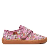 Buty dla dziewczynek - Kapcie Froddo Barefoot Slippers G1700408-4 S Różowy - miniaturka - grafika 1