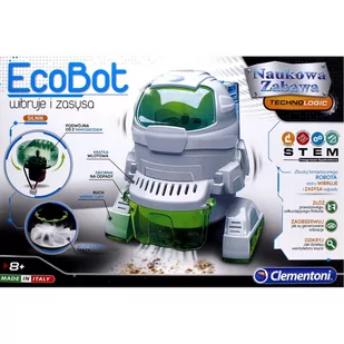 Clementoni - Robot Interaktywny EcoBot 50061 - Roboty dla dzieci - miniaturka - grafika 1