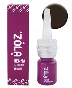 Project Lashes, Henna Pudrowa Do Brwi Zola, 07 Ebony Brown, 5g - Akcesoria i kosmetyki do stylizacji brwi - miniaturka - grafika 1